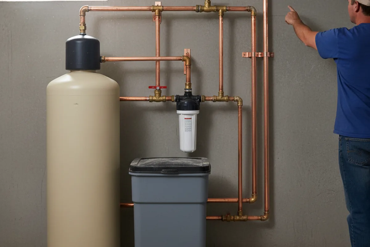 Whole-house water treatment system installed in Pauline